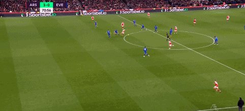 kaiyun-【英超】萨卡传射马丁内利双响，阿森纳4-0埃弗顿